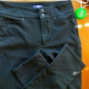 nydj zipper closure skinny leg jeans intream 26